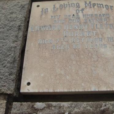 DURANT Edward Henry Fletcher -1968