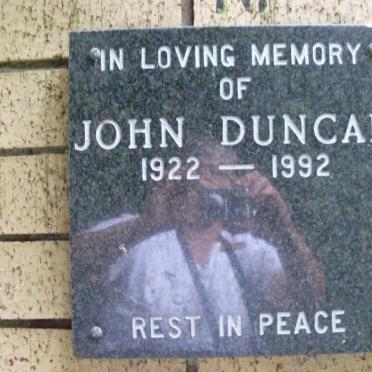 DUNCAN John 1922-1992