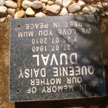 DUVAL Queenie Daisy 1940-2010