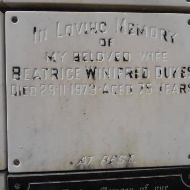 DUKES Beatrice Winifred -1973