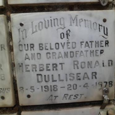 DULLISEAR Herbert Ronald 1918-1978