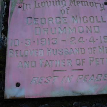 DRUMMOND George Nicoll 1913-1978