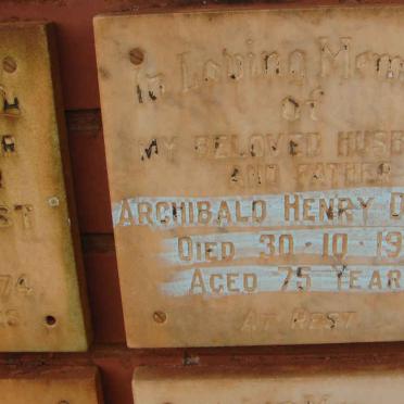 DRIVER Archibald Henry -1974