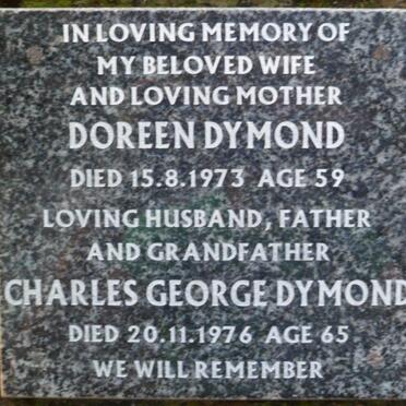 DYMOND Charles George -1976 &amp; Doreen -1973