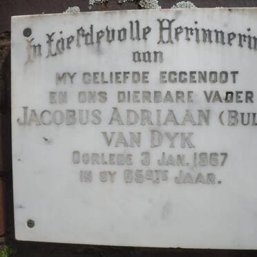 DYK Jacobus Adriaan, van -1967