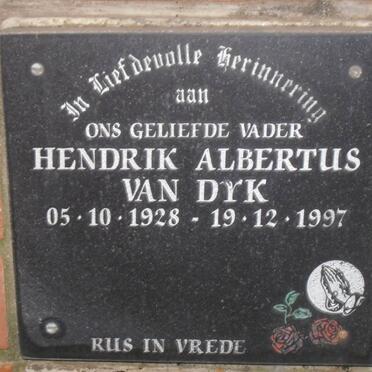 DYK Hendrik Albertus, van 1928-1997