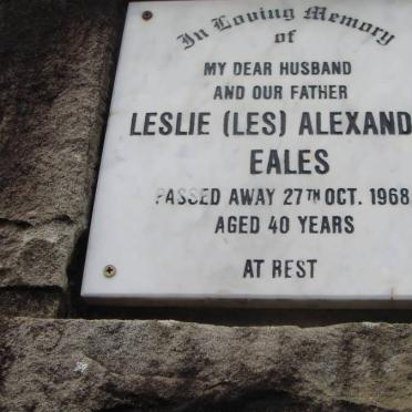 EALES Leslie Alexander -1968