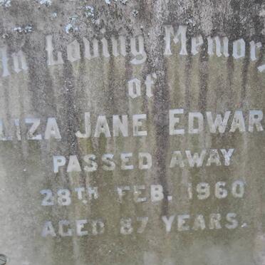 EDWARDS Eliza Jane -1960