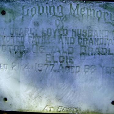 ELGIE Victor Oswald Bradley -1977