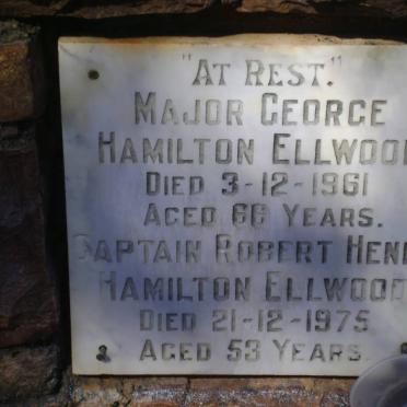 ELLWOOD George Hamilton -1961 :: ELLWOOD Robert Henry Hamilton -1975