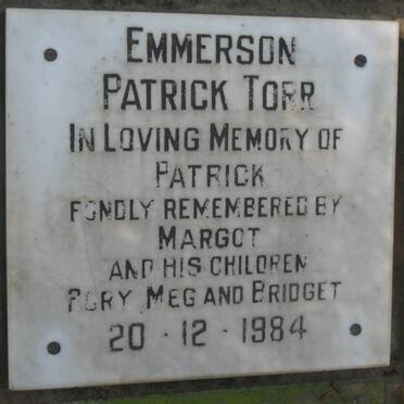 EMMERSON Patrick Torr -1984