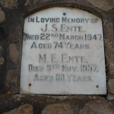 ENTE J.S. -1947 &amp; M.E. -1957