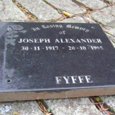 FYFFE Joseph Alexander 1917-1995