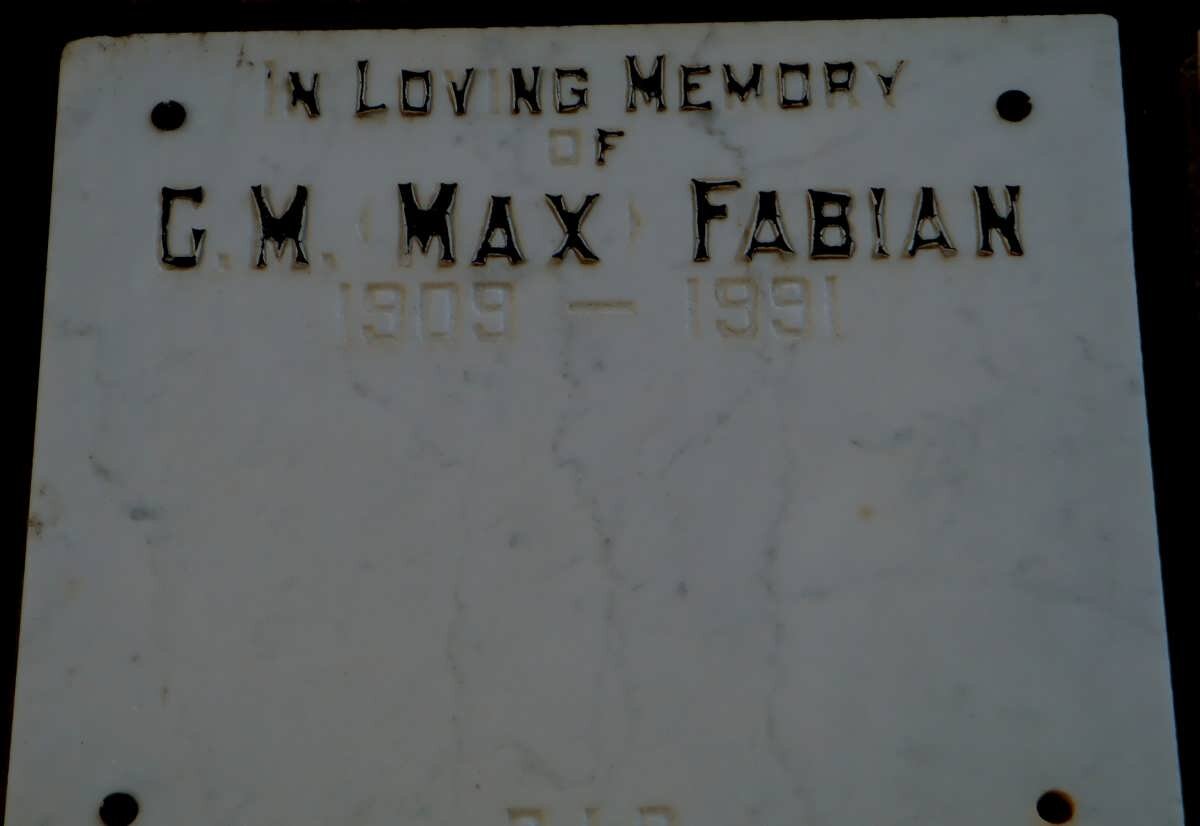 FABIAN G.M. 1909-1991