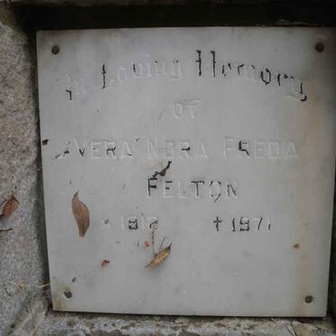 FELTON Vera Nora Freda 1912-1971