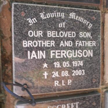 FERGUSON Iain 1974-2003