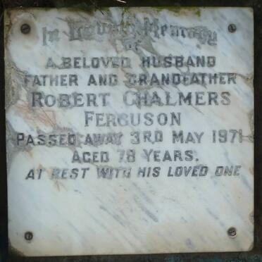 FERGUSON Robert Chalmers -1971