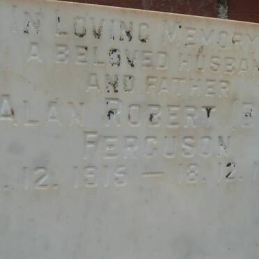 FERGUSON Alan Robert 1915-1971