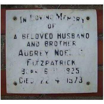 FITZPATRICK Aubrey Noel G. 1925-1973