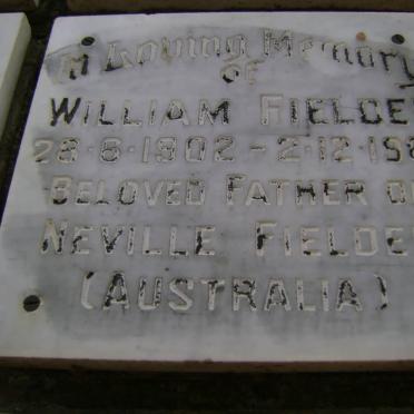 FIELDER William 1902-1983