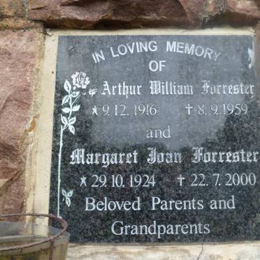FORRESTER Arthur William 1916-1959 &amp; Margaret Joan 1924-2000