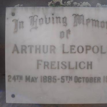 FREISLICH Arthur Leopold 1885-1968