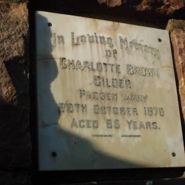 GILDER Charlotte Brown -1970