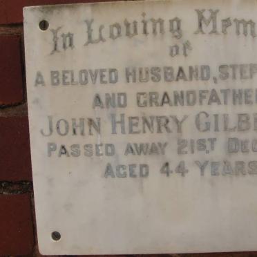 GILBERSON John Henry -1969