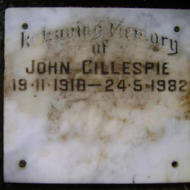 GILLESPIE John 1918-1982