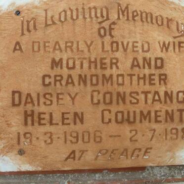 GOUMENT Daisey Constance Helen 1906-1981