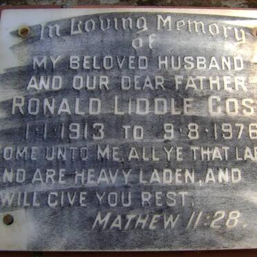 GOSS Ronald Liddle 1913-1976