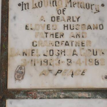 GOUWS Daniel Joshua 1923-1982