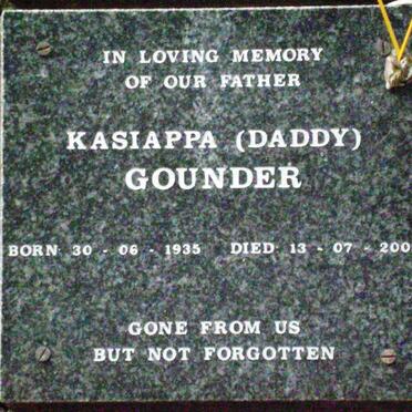 GOUNDER Kasiappa 1935-2006