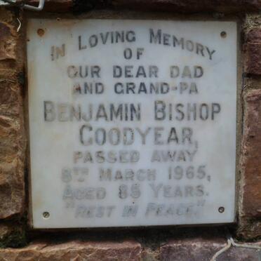 GOODYEAR Benjamin Bishop -1965