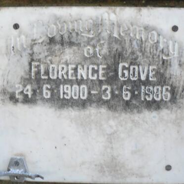 GOVE Florence 1900-1986
