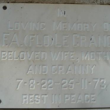 GRANGE F.A., Le 1922-1973