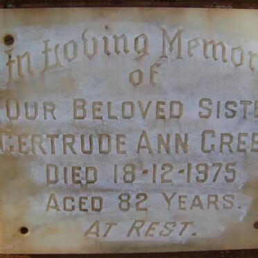 GREEN Gertrude Ann -1975