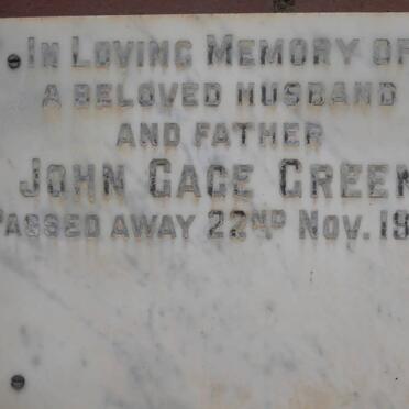 GREEN John Gage -1970