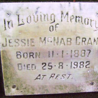 GRANT Jessie McNab 1887-1982