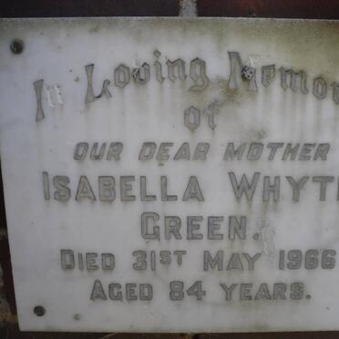GREEN Isabella Whyte -1966