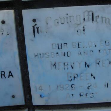 GREEN Mervyn Rex 1926-1987