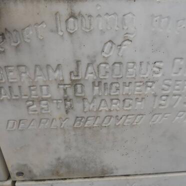 GREEFF Aberam Jacobus -1973