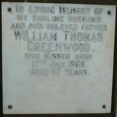 GREENWOOD William Thomas -1966