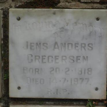 GREGERSEN Jens Anders -1918-1977
