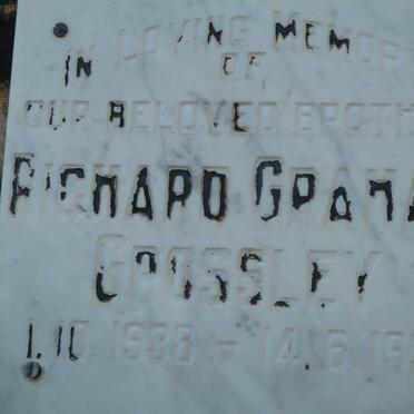 GROSSLEY Richard Graham 1938-1991