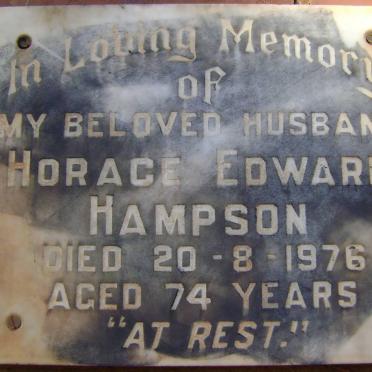 HAMPSON Horace Edward -1976