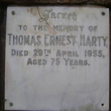 HARTY Thomas Ernest -1955