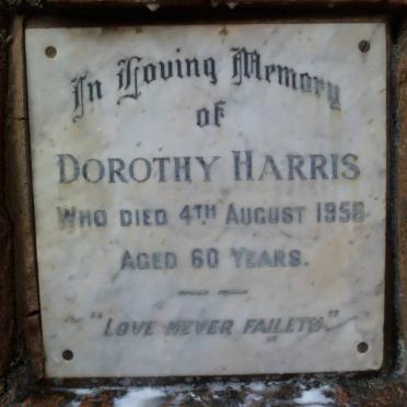 HARRIS Dorothy -1956