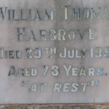 HARGROVE William Thomas -1950