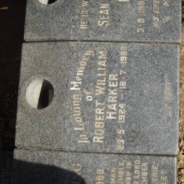 HARKER Robert William 1924-1988